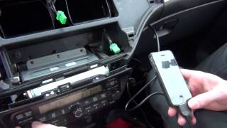Установка адаптера Yatour на Honda Odyssey 2005 2006 2007 2008 2009 2010 USB SD AUX iPhone