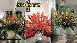 Cách cắm hoa lay Ơn | hoa Dơn nghìn tay chơi tết cực đơn giản