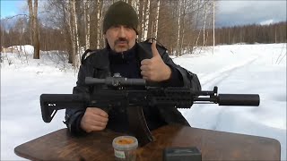 Как стреляет Сайга с открытого прицела на 300 метров?!