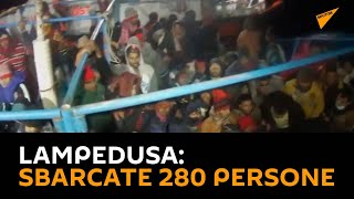 #Lampedusa, sbarcate 280 persone