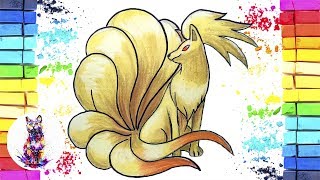 Как нарисовать Покемона Найнтейлса | How to Draw a Ninetales