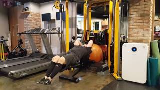 Muscle strength - Incline leg raises(근력-인클라인 레그 레이즈)
