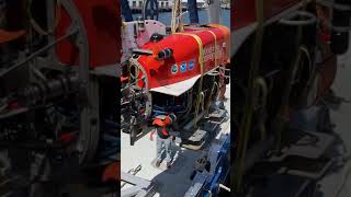 Meet NUI, a robot visiting from WHOI via NOAA OECI. Testing Multi-Vehicle Ops 9/23-29. #NautilusLive