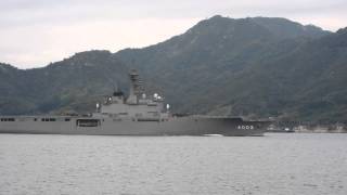 海上自衛隊 輸送艦「くにさき」 陸自車輛輸送 H23年度自衛隊統合演習