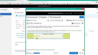 MY ACCOUNTING LAB Homework Attempts Procedure  unlimited