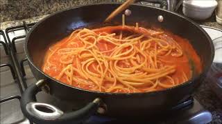Pasta con acqua di pomodoro (la semplicità)