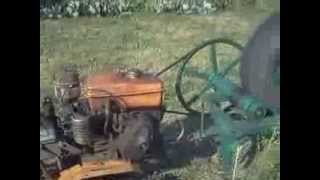 Тюкуем сено мотоблоком 1 Baling Hay