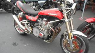 Bremerhaven Rennen Fahrerlager Superbikes Classic Pfingsten Kawasaki Z 900