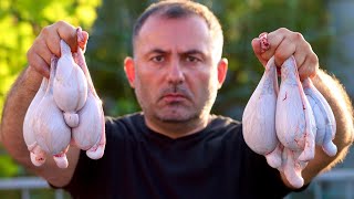 MAN'S RECIPE. FRYING RAM'S TESTICLES.