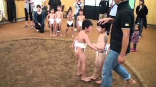みとま保育園ー第11回福岡地区保育園相撲大会-福岡の足場