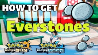 HOW TO GET Everstone in Pokemon Ultra Sun and Moon