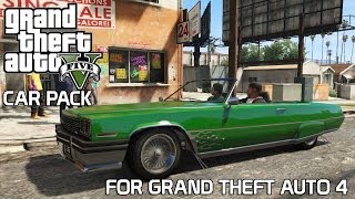 |[GrandTheftAuto:IV] GTA:V Car Pack v1