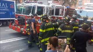 Man tries to steal FDNY Fire truck after causing major accident.