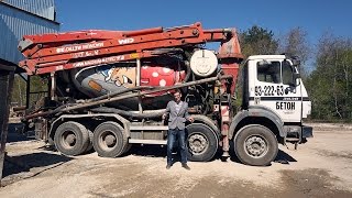 Один день из жизни БЕТОНОМЕШАЛКИ.