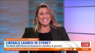 Seven Weekend Sunrise's Talitha Cummins - Malcom Turnbull Pig Bitch