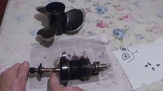 РАЗБОРКА СЛОМАННОГО РЕДУКТОРА "SUZUKI 9.9"