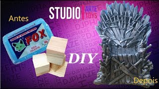 DIY-Trono de ferro de  Game of Thrones.