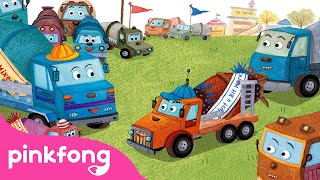 Competencia de Mezcladoras | Cuentos de Autos | Pinkfong Cuentos Infantiles
