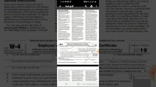 How to fill out From W-4| Single with No Children  2019