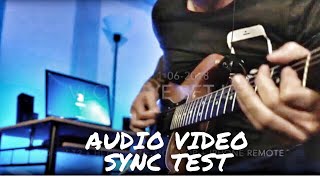Guitar Vlog Audio/Video Sync Test using Fender Stratocaster, Fuji X-T2 and Line 6 Pod