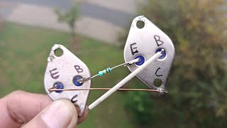 DIY AMPLIFIER WITH TRANSISTOR 2N3055 & 2N2955