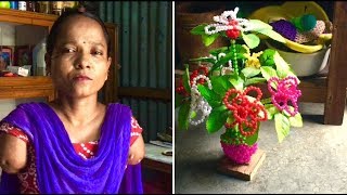 দুই হাত নেই বানুর আক্তারের নিজে লেখাপড়ার না করে স্বামীকে মাস্টার পাশকরিয়ে চাকুরি দিয়েছেন বিস্তারিত