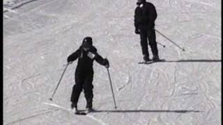 Sydney and Tina's First Time Skiing