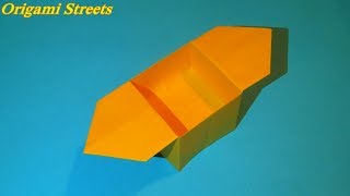 Как сделать коробочку из бумаги  Оригами коробочка