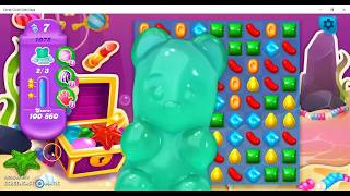 Candy Crush Soda Saga Level 1075 Hard Level with Daily Reward