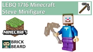 Минифигурка Майнкрафт Стив LEBQ 1716 Steve Minecraft