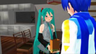 MMD Kaito Miku Valentine's Day Special: Love is Sweeter (HD 1080p)