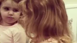 Little Girl Quickly Sings Jingle Bells - 1030938
