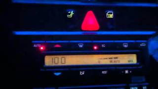 Mercedes climate control display sensor values/diagnosis