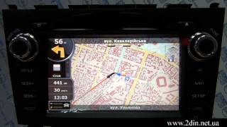 Штатная магнитола для Honda CR-V 2006-2011 - PMS HCR-7516. Прошивка GPS навигации.