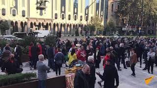 Сторонники ЕНД проводят акцию у парламента против итогов выборов