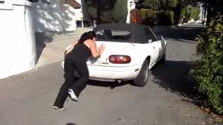 Car Pushing Workout  by:missionfitnesscenter