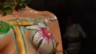 catwalk fashionshow sexy bodypaint 2008 flv