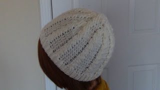Crocheted Cable Hat/Beanie