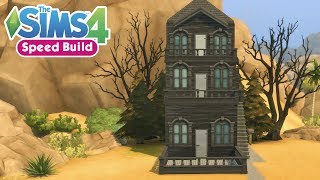The Sims 4: 10k Gothic Tiny Townhouse Speed Build