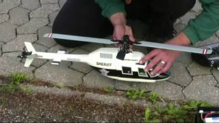 ESky Belt CP V2 Umbau auf Jet Ranger Scale Rumpf - Fuselage