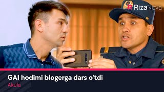 Akula - GAI hodimi blogerga dars o'tdi | Акула - ГАИ ходими блогерга дарс утди