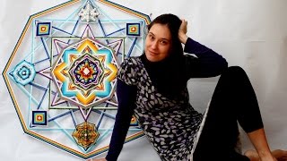 Мастер класс по плетению мандалы "Ojo de Dios" от Юлии Казариной