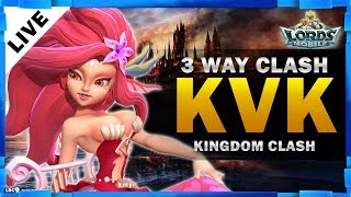 3 WAY KVK KINGDOM CLASH LORDS MOBILE - part 2 - MISTER BP GAMING