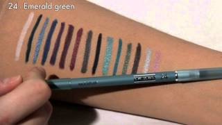 make up Swatches matite occhi Multiplay by AliceLikeAudrey - Pupa Milano
