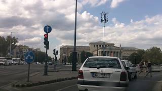 Budapest dashcam: City - M3 - M0 - Megyeri Bridge