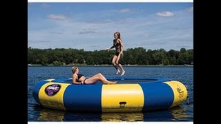 надувные водные аттракционы в море