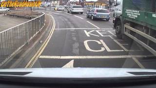 My first time driving a luton van