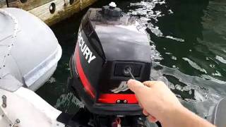 Cold starting 2003 mercury 5hp