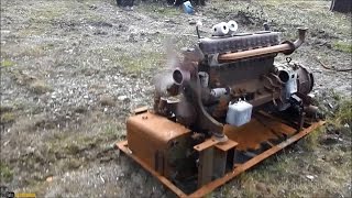 "Perpetuum mobile" from an old diesel engine. Вечный двигатель из старого дизеля