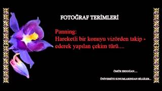 ÖMÜR ERDOĞAN'DAN FOTOĞRAF EĞİTİMİ DERS 1 KONU FOTOĞRAF TERİMLERİ